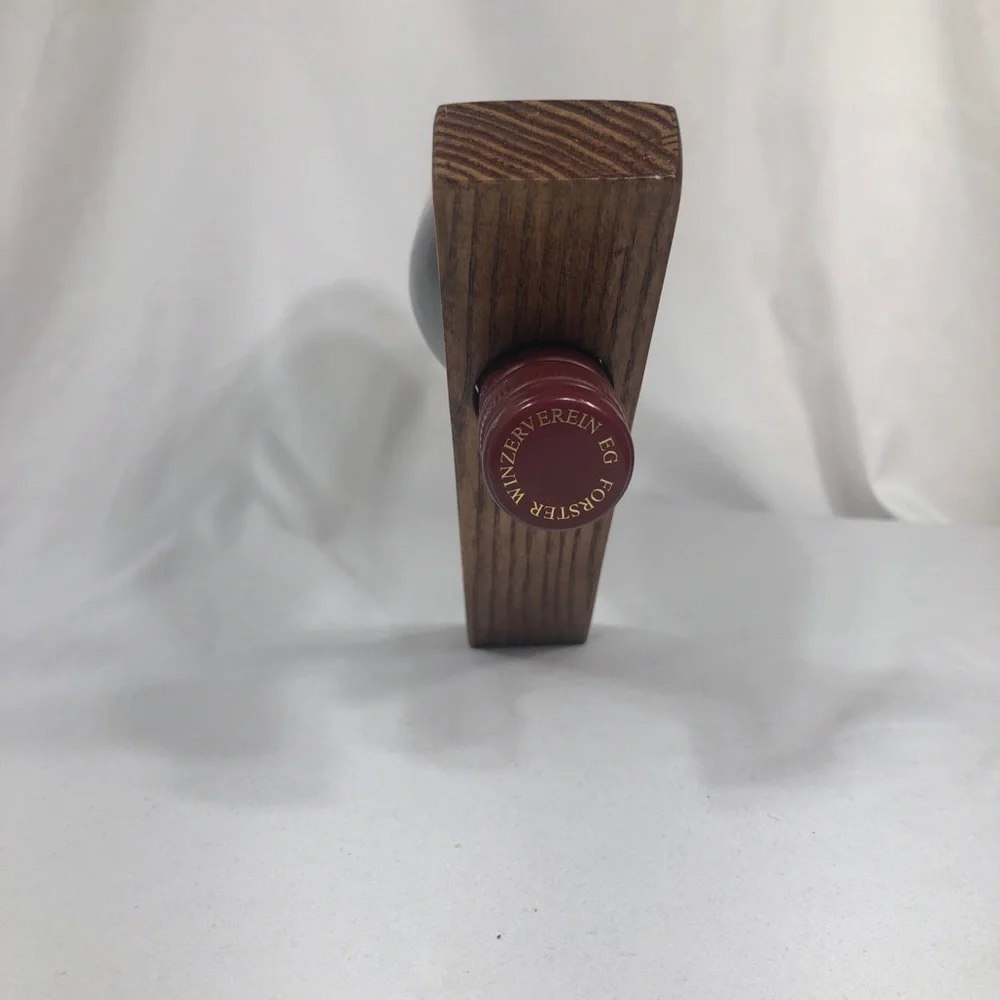 Tapered Wood Gravity Balancing Board Wine Bottle Holder